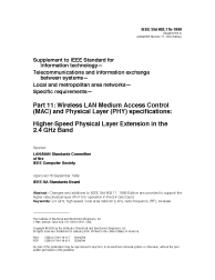 IEEE 802.11b:1999 (R2003)