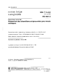 NBN T 31-043:1988