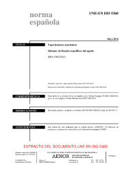 UNE-EN ISO 5360:2016