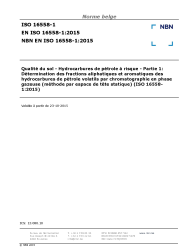 NBN EN ISO 16558-1:2015
