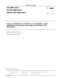 NBN EN ISO 6803:2017