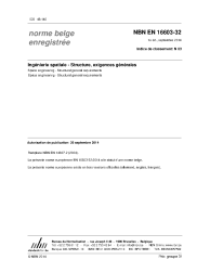 NBN EN 16603-32:2014