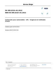 NBN EN 589:2018+A1:2022