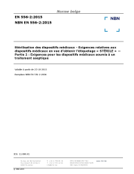 NBN EN 556-2:2015