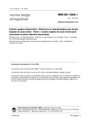 NBN EN 13859-1:2005
