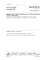 NBN EN 4800-005:2010
