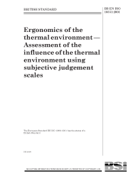 BS EN ISO 10551:2001