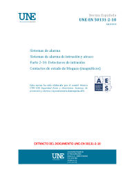 UNE-EN 50131-2-10:2019