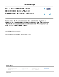 NBN EN ISO 11855-3:2021/A1:2023