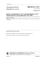 NBN EN ISO 17078-1:2005