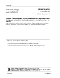 NBN EN 14293:2006