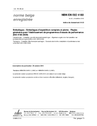 NBN EN ISO 4180:2010