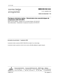 NBN EN ISO 844:2009