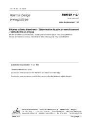 NBN EN 1427:2007