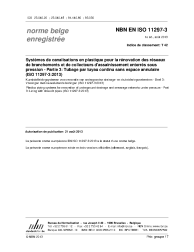 NBN EN ISO 11297-3:2013