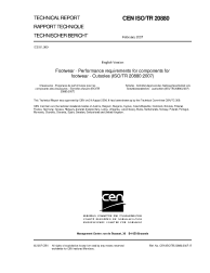 CEN ISO/TR 20880:2007