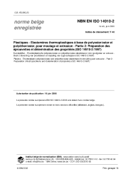 NBN EN ISO 14910-2:2006