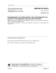 NBN EN ISO 8536-8:2004