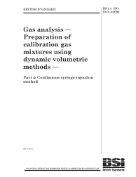 BS EN ISO 6145-4:2008