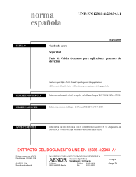 UNE-EN 12385-4:2003+A1:2008 (R2018)