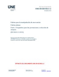 UNE-EN ISO 8611-2:2022