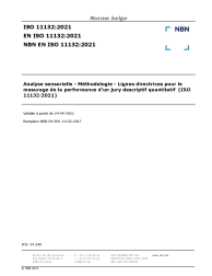 NBN EN ISO 11132:2021