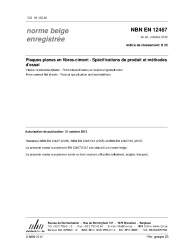 NBN EN 12467:2012