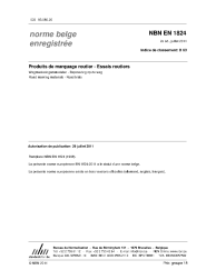 NBN EN 1824:2011