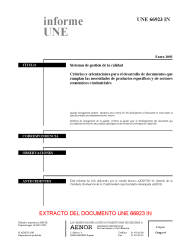UNE 66923:2003 IN