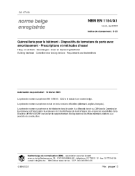 NBN EN 1154/A1:2003