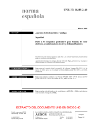 UNE-EN 60335-2-40:2005