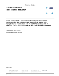 NBN EN 2997-001:2017