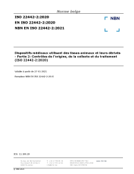 NBN EN ISO 22442-2:2021