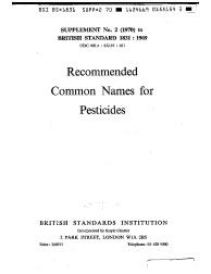 Supplement No. 2 (1970) to BS 1831:1969