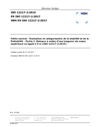 NBN EN ISO 12217-2:2017