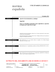 UNE-EN 60335-2-2:2010/A11:2012