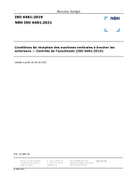 NBN ISO 6481:2021