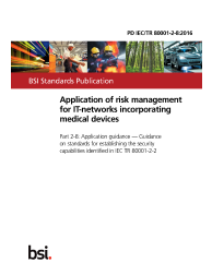 PD IEC/TR 80001-2-8:2016