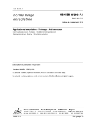 NBN EN 15595+A1:2011