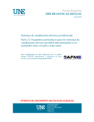 UNE-EN 61534-22:2015/A1:2022