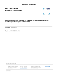 NBN ISO 23665:2023
