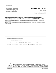 NBN EN ISO 10079-3:2009