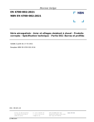 NBN EN 4700-002:2021