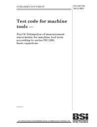 PD ISO/TR 230-9:2005