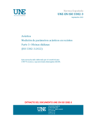 UNE-EN ISO 3382-3:2022