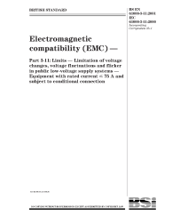 BS EN 61000-3-11:2001