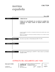UNE 77239:2000 (R2016)