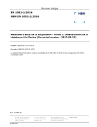 NBN EN 1052-2:2016