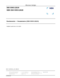 NBN ISO 5593:2020