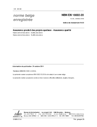 NBN EN 16602-20:2014